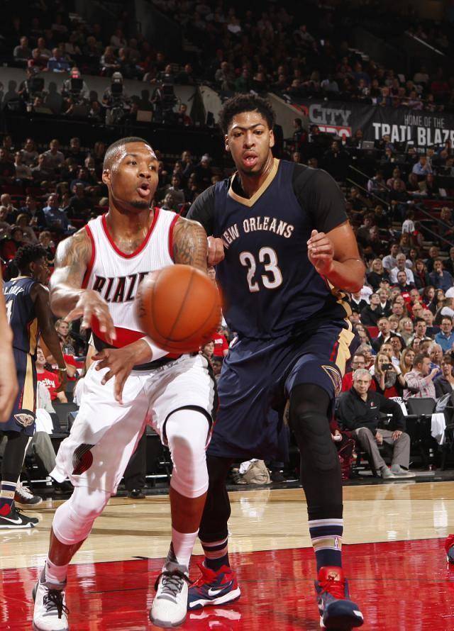 开拓者战胜鹈鹕，利拉德31分